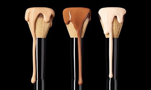 Skin Base Foundation on Foundation Brush